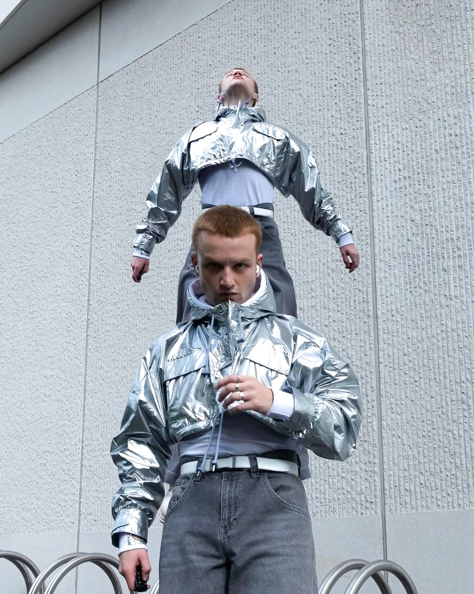 [Warehouse Sale] Dual Tone Transfromer Hoodie