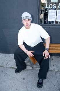 Loading Reversible Beanie - Gray / Gray Plaid