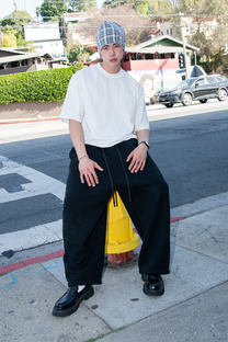 Loading Reversible Beanie - Gray / Gray Plaid