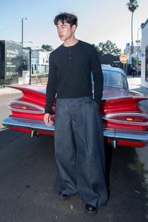 Loading Henley Shirts - Black