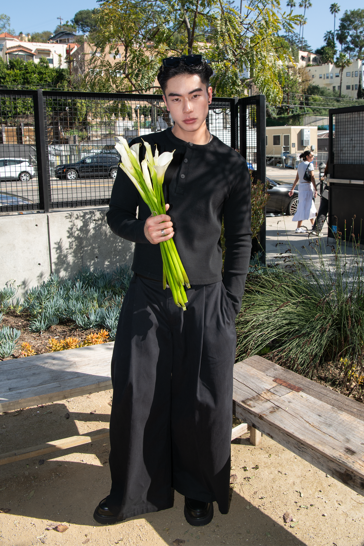 Loading Henley Shirts - Black