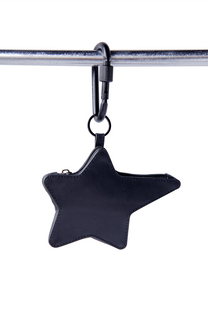 Mini Star Bags - Black Leather