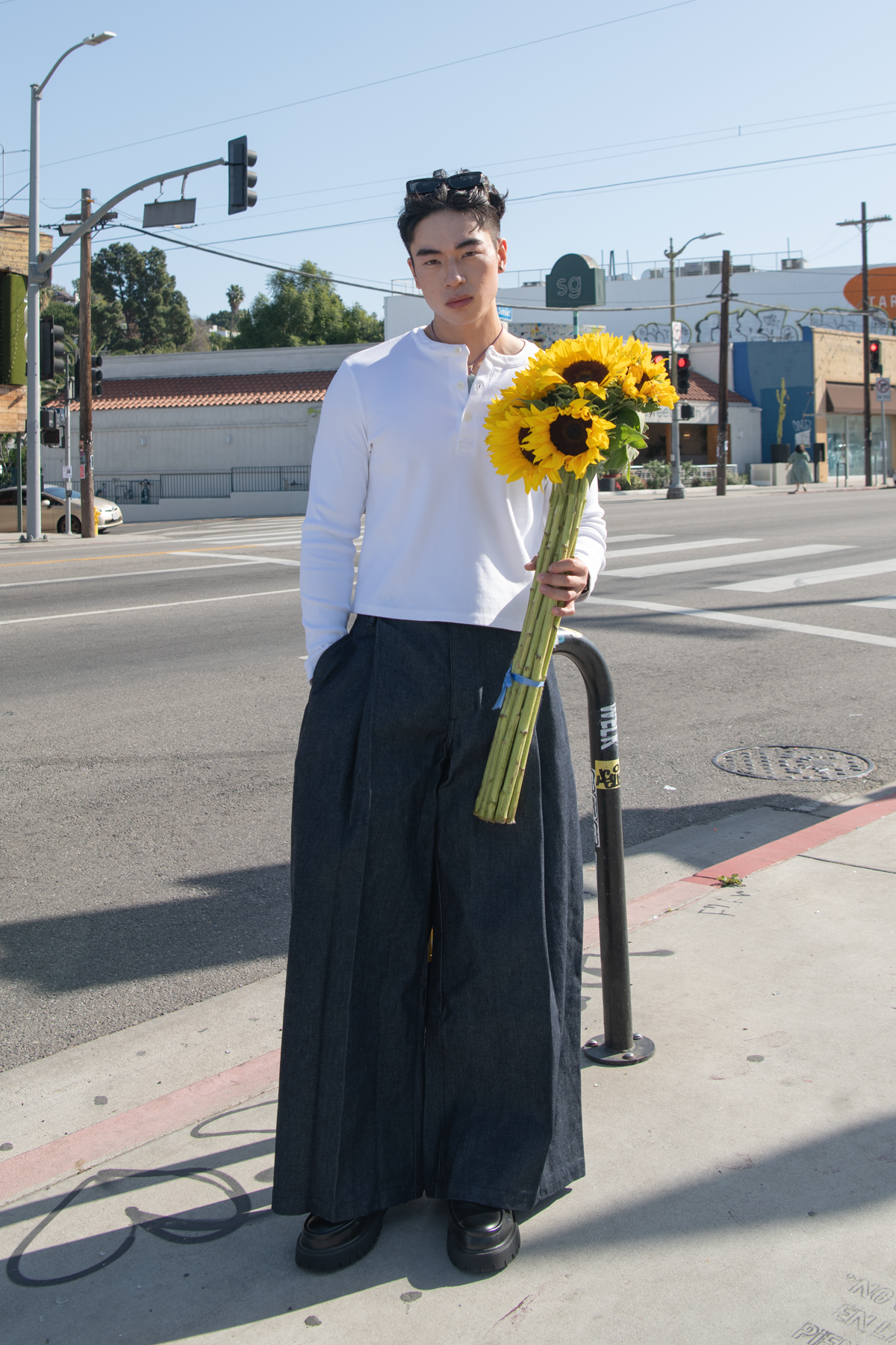 Loading Henley Shirts - White