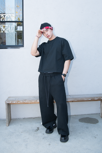 Loading Reversible Beanie - Black / Red Plaid