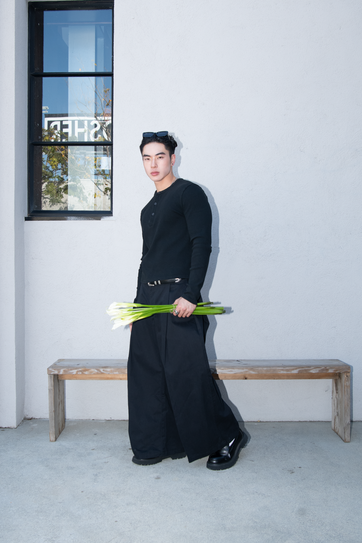 Loading Henley Shirts - Black