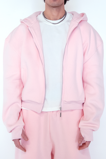 Zip Up Hoodie - PINK