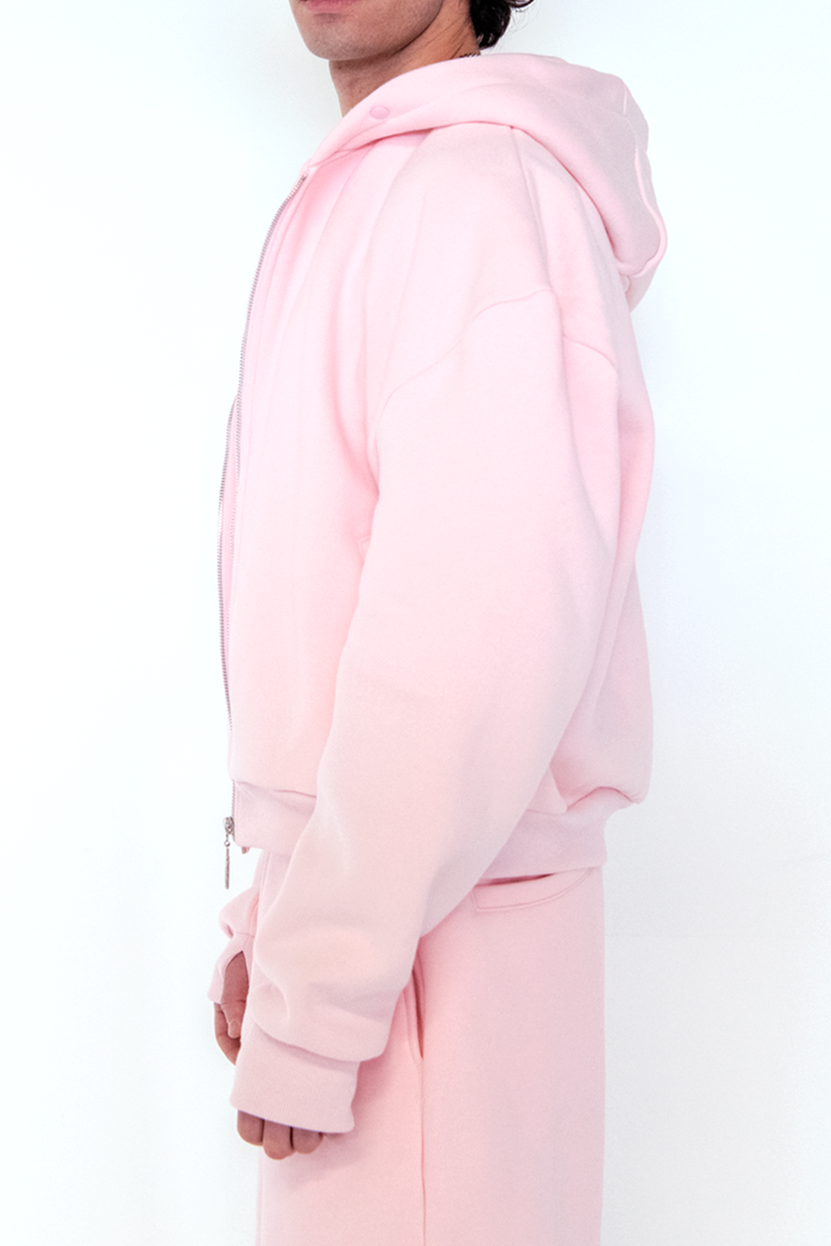 Zip Up Hoodie - PINK