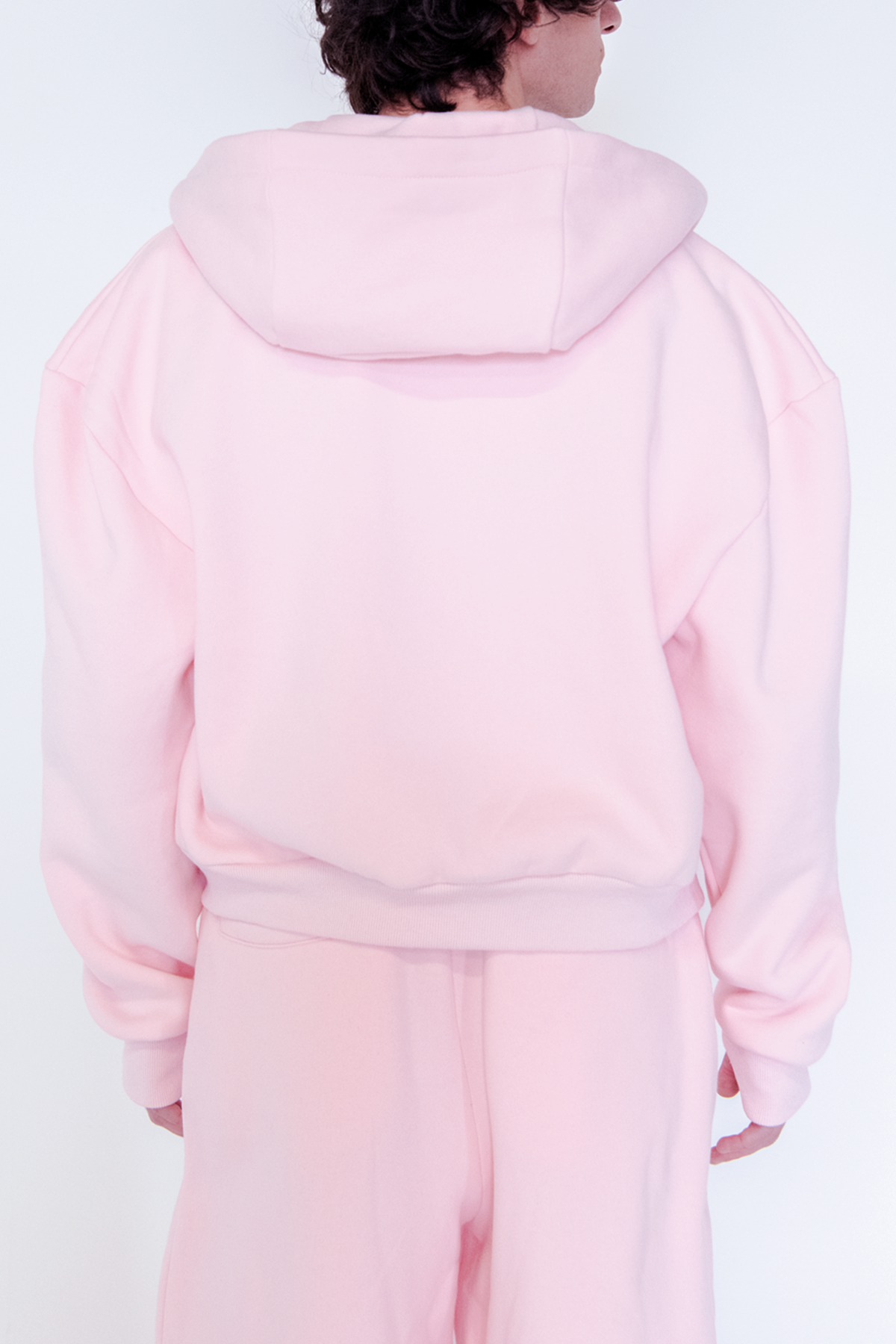 Zip Up Hoodie - PINK