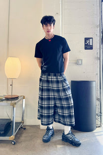 Plaid Chillin Shorts - Black