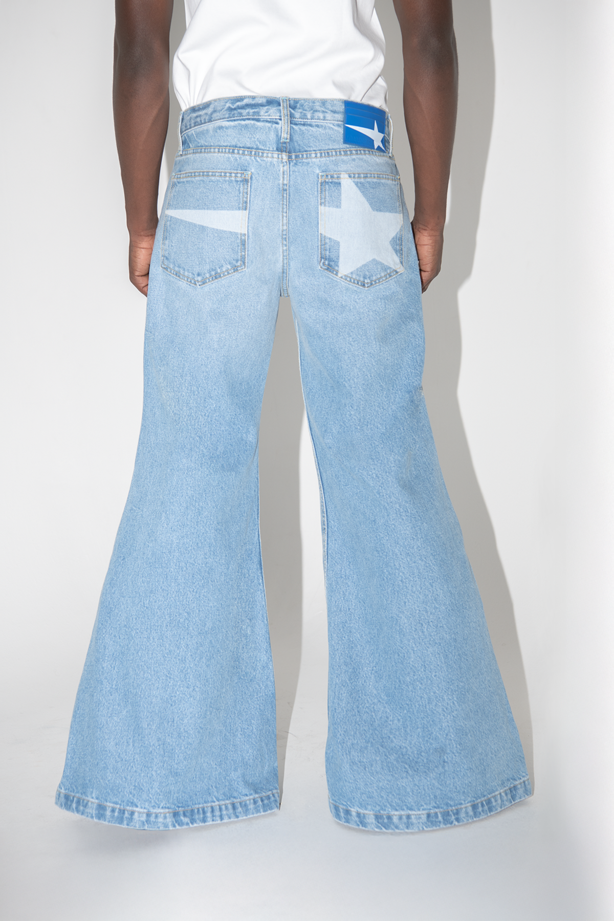 Loading Loose Fit Flare Jeans