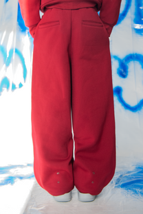 Above Cloud Baggy Sweatpants V1 - Red Velvet