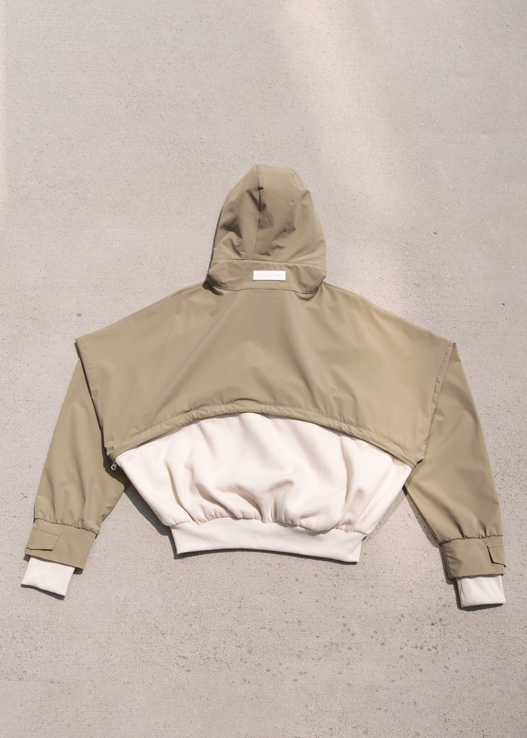 [Clearance] Dual Tone Transfromer Hoodie - Earth