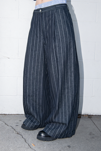 Loading everything pants V2 - Pinstripe Denim
