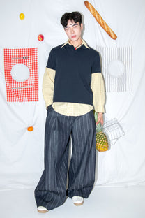 Loading everything pants V2 - Pinstripe Denim