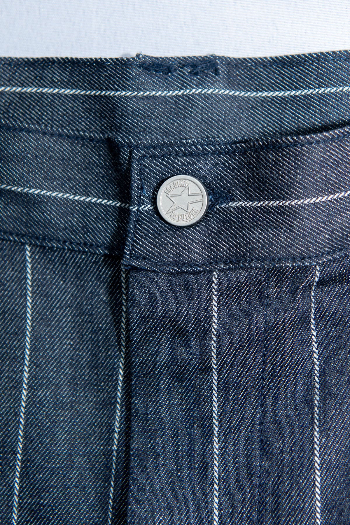 Loading everything pants V2 - Pinstripe Denim