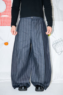 Loading everything pants V2 - Pinstripe Denim