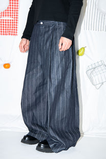 Loading everything pants V2 - Pinstripe Denim
